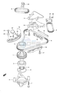 DF 250 drawing Timing Chain