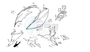 ATLANTIS - 50 CC Euro 2 2T drawing REAR BODY