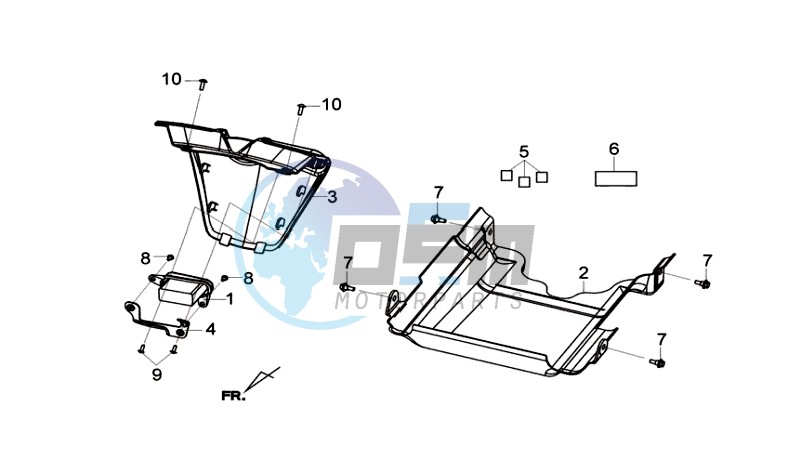 REAR FENDER / INNER SHIELD