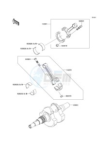 KVF 650 B [PRAIRIE 650 4X4 ADVANTAGE CLASSIC] (B1) [PRAIRIE 650 4X4 ADVANTAGE CLASSIC] drawing CRANKSHAFT