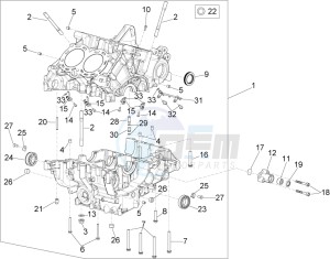 RSV4 1000 Racing Factory L.E. (EMEA, APAC) (AUS, CP, EU, GB, J, MAL, NZ, RI, VN) drawing Crankcases I