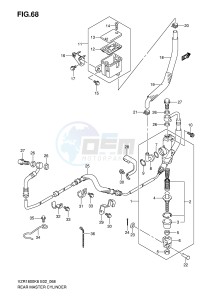 VZR1800 (E2) INTRUDER drawing REAR MASTER CYLINDER