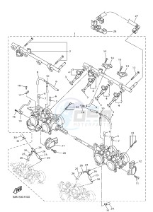 FJR1300A FJR1300-A FJR1300A ABS (B88C) drawing INTAKE 2