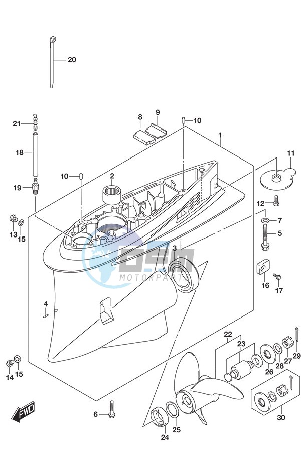 Gear Case SS Model