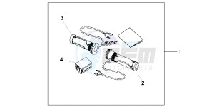 NC700XAD NC700X ABS Europe Direct - (ED) drawing GRIP HEATER(12A T