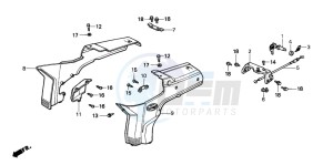 SH50 SH FIFTY drawing BODY COVER