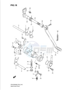 DR125SML 0 drawing GEAR SHIFTING