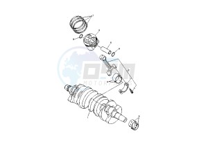 FZ6 600 drawing CRANKSHAFT - PISTON