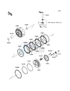 KLX125 KLX125CBF GB XX (EU ME A(FRICA) drawing Clutch