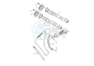 YZF R6 600 drawing CAMSHAFT – CHAIN