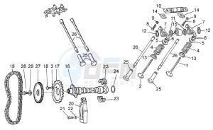 V7 Racer 750 drawing Timing system