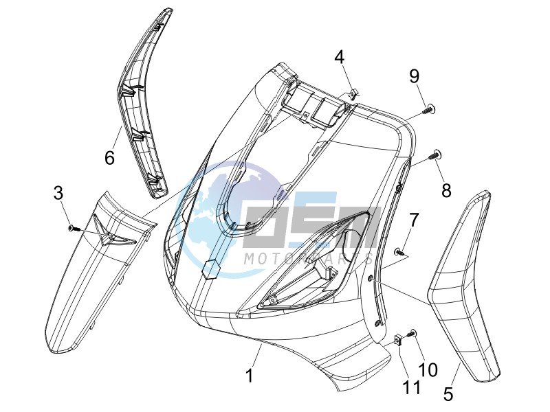 Front shield