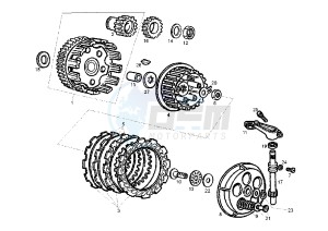 GPR REPLICA RACING EURO2 - 50 cc drawing CLUTCH