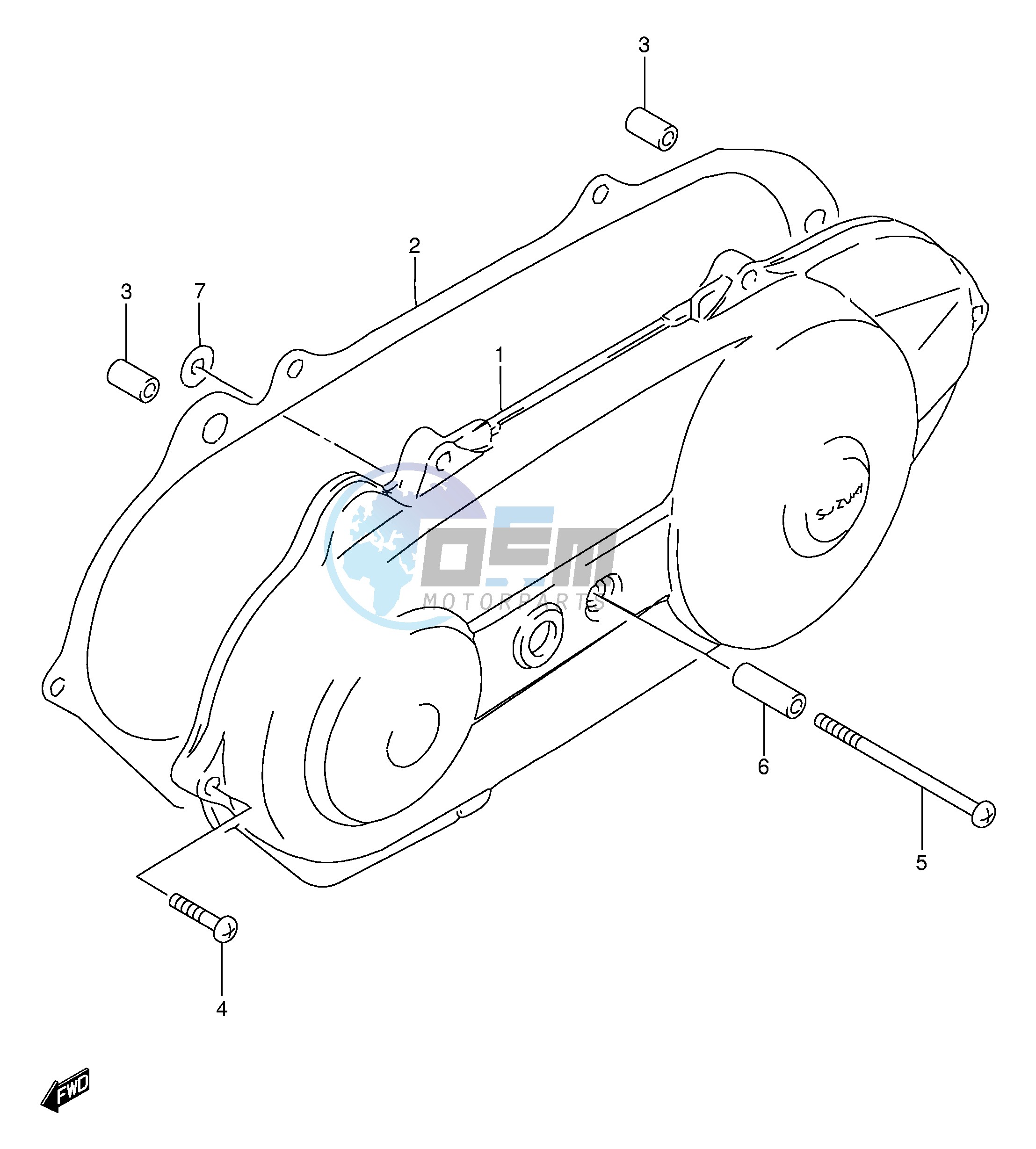 CRANKCASE LH COVER