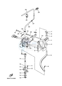 F350AETX drawing THROTTLE-CONTROL