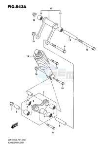 GSX-S125 MLX drawing REAR CUSHION LEVER