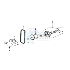 SUM 125 P drawing OIL PUMP