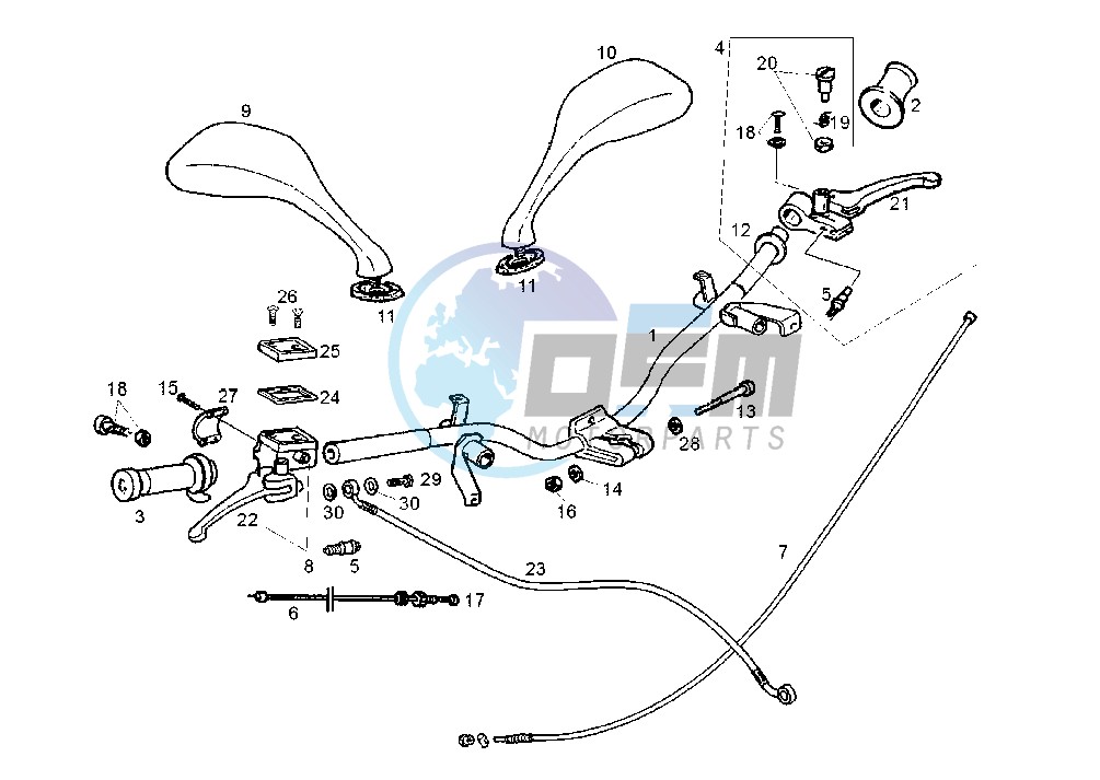 HANDLEBAR-DRIVE CONTROLS