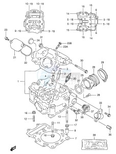 LT-A500F (E3-E28) drawing CYLINDER HEAD