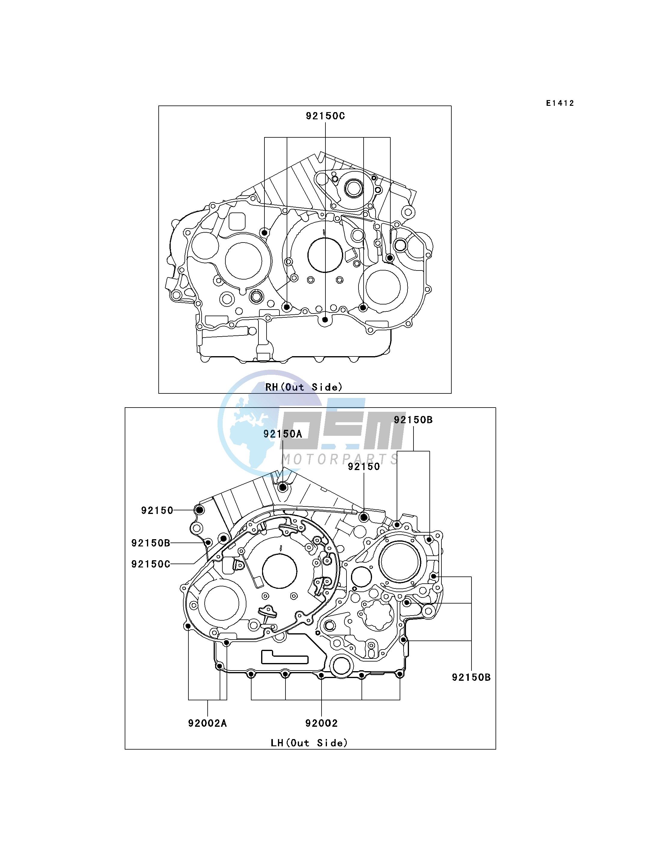 CRANKCASE BOLT PATTERN