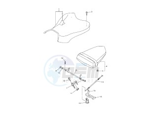 YZF R6 600 drawing SEAT