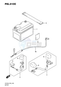 UH125 BURGMAN EU drawing BATTERY