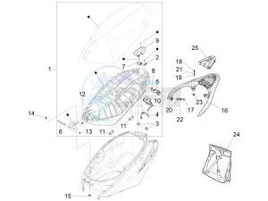 Fly 150 4T 3V ie (USA) drawing Saddle/seats