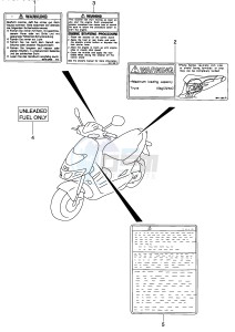 AY50 (P19) katana drawing LABEL (MODEL K3 K4)