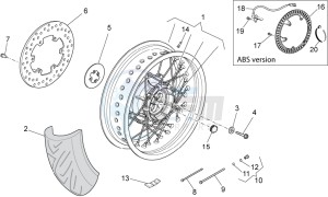 Stelvio 1200 - NTX - ABS 1200 drawing Rear wheel