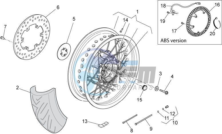 Rear wheel