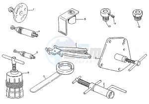 W8 FA 125 drawing WORKSHOP SERVICE TOOLS