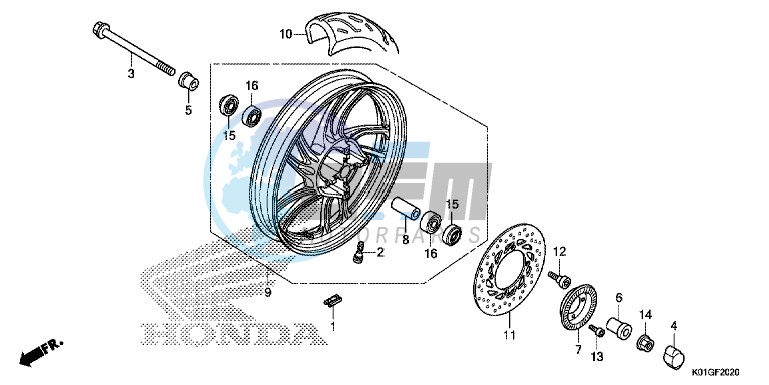 FRONT WHEEL