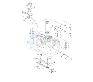 YP R X-MAX 250 drawing FUEL TANK