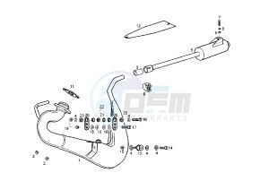 GPR RACING -125 cc drawing SILENCER