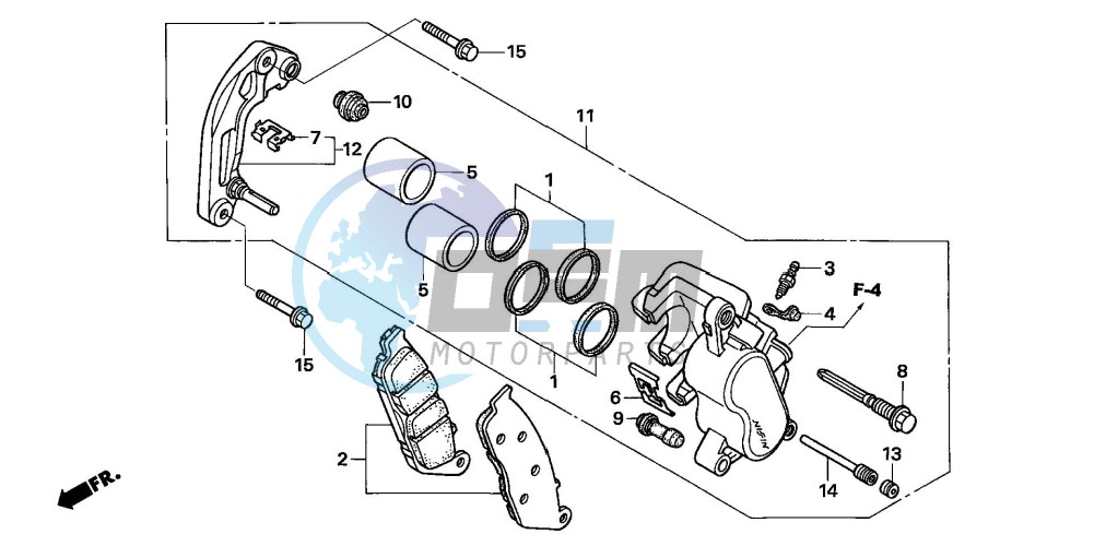 FRONT BRAKE CALIPER