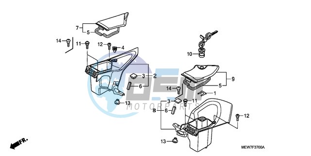 FAIRING POCKET