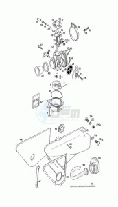 FLEXER_XL_L1 50 L1 drawing Carburator-intake silencer