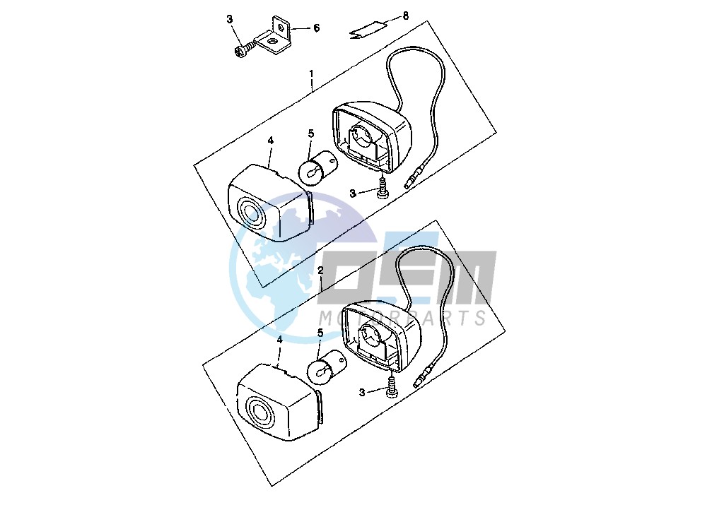 FRONT FLASHER LIGHTS