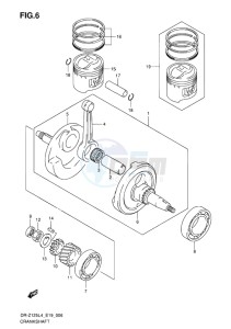 DR-Z125 EU drawing CRANKSHAFT