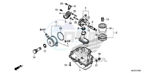 CB650FE CB650F 2ED - (2ED) drawing OIL PAN/ OIL PUMP