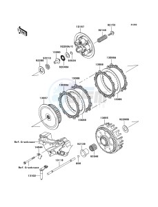 KX250F KX250-N2 EU drawing Clutch