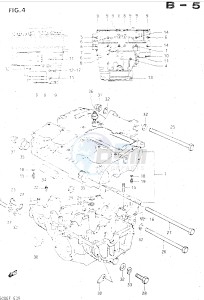 GSX500E (E39) drawing CRANKCASE