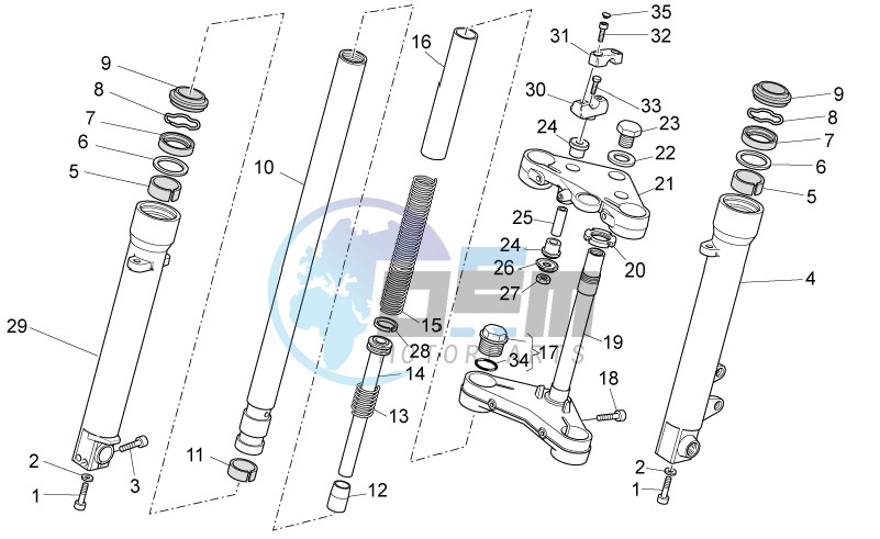 Front fork II