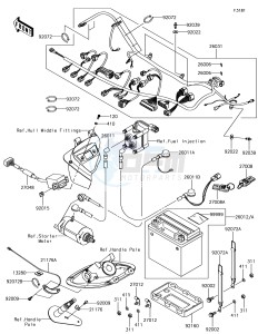 JET SKI STX-15F JT1500AHF EU drawing Electrical Equipment