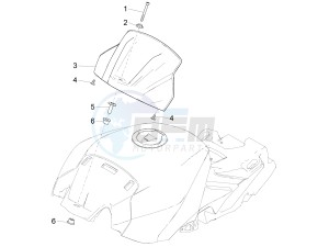 RSV4 1000 RACING FACTORY E4 ABS (EMEA) drawing Tank cover