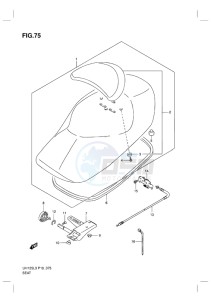 UH125 BURGMAN EU drawing SEAT