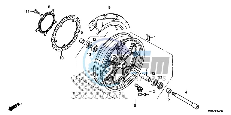 FRONT WHEEL