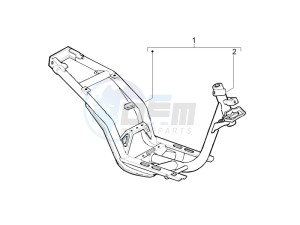 Liberty 200 4t Sport drawing Frame bodywork