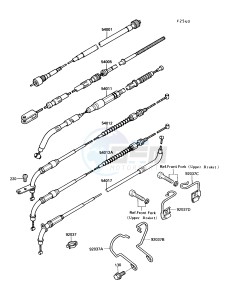 VN750 A [VULCAN 750] (A6-A9) [VULCAN 750] drawing CABLE