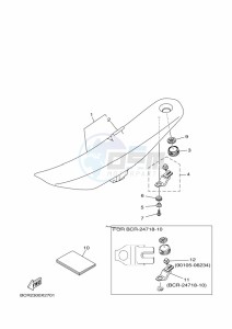 YZ250 (BCR6) drawing SEAT